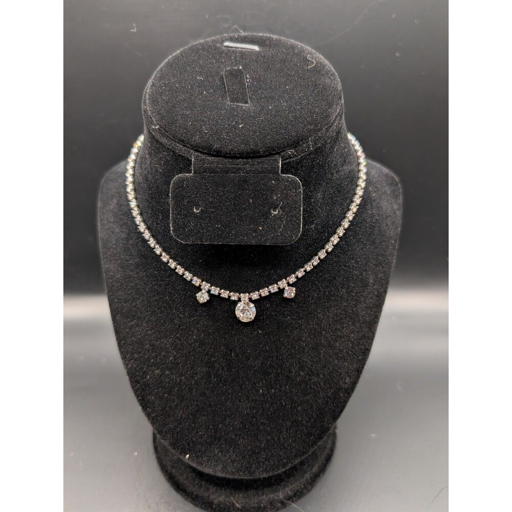 Elegant Rhinestone Choker Necklace